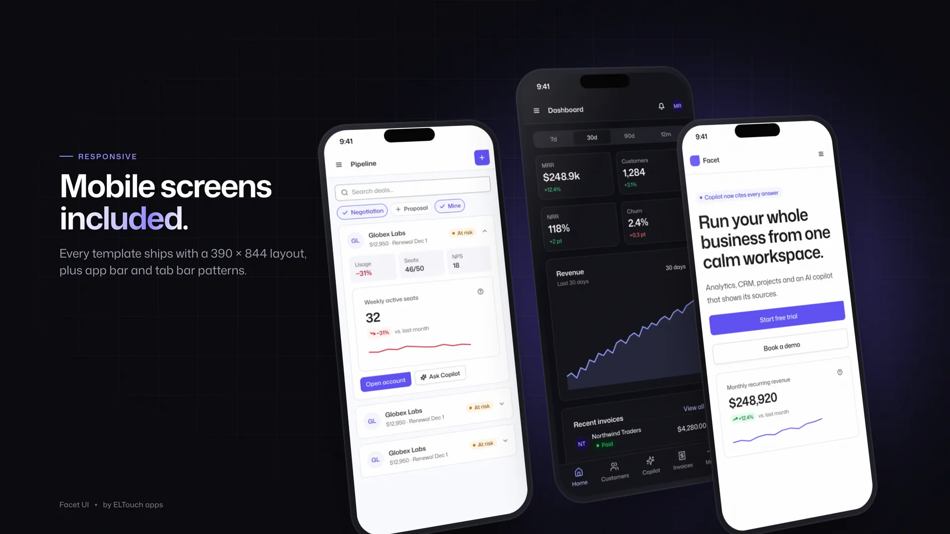 Facet UI on mobile screens